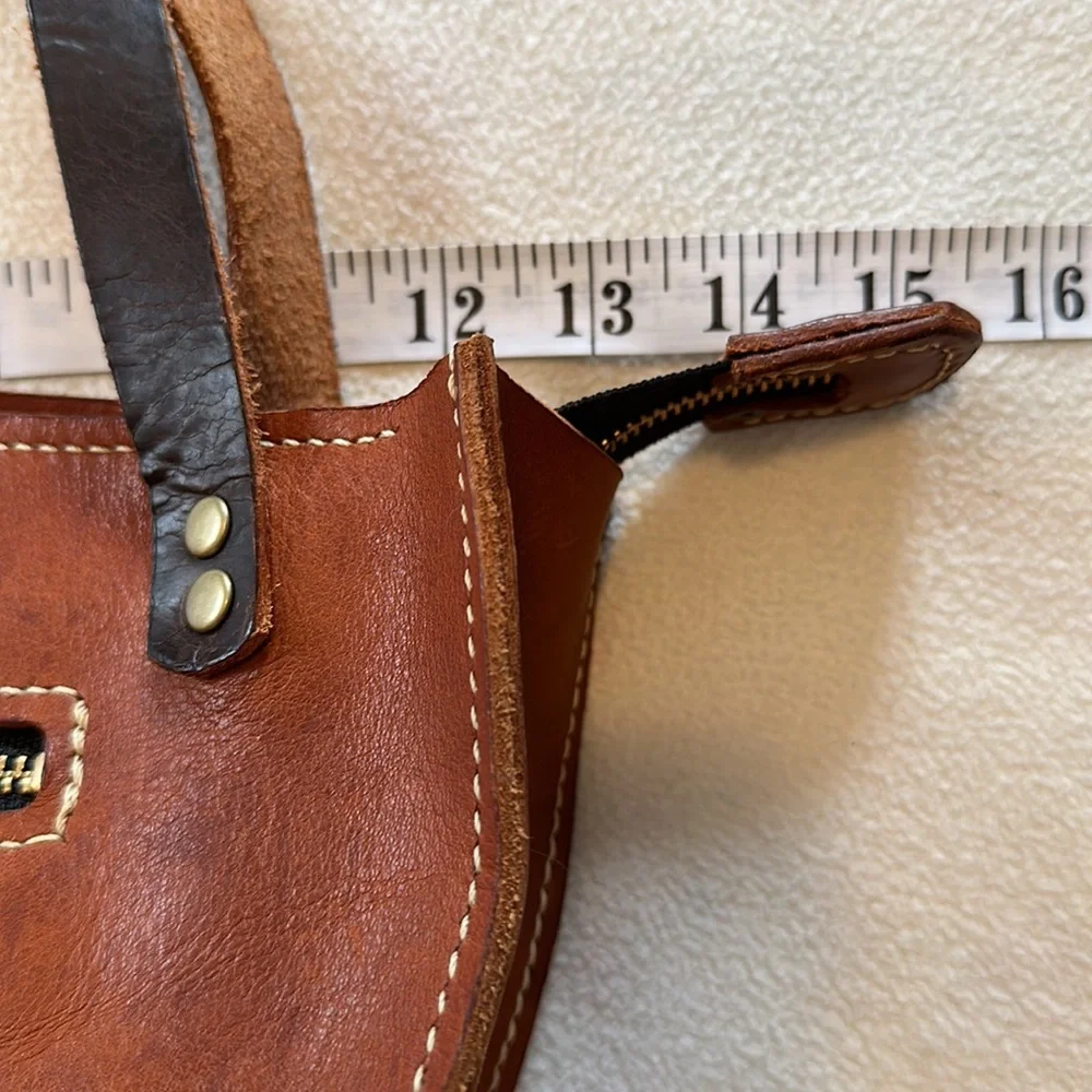 NWT 100% hand cut and sewn leather purse - Picture 9 of 12